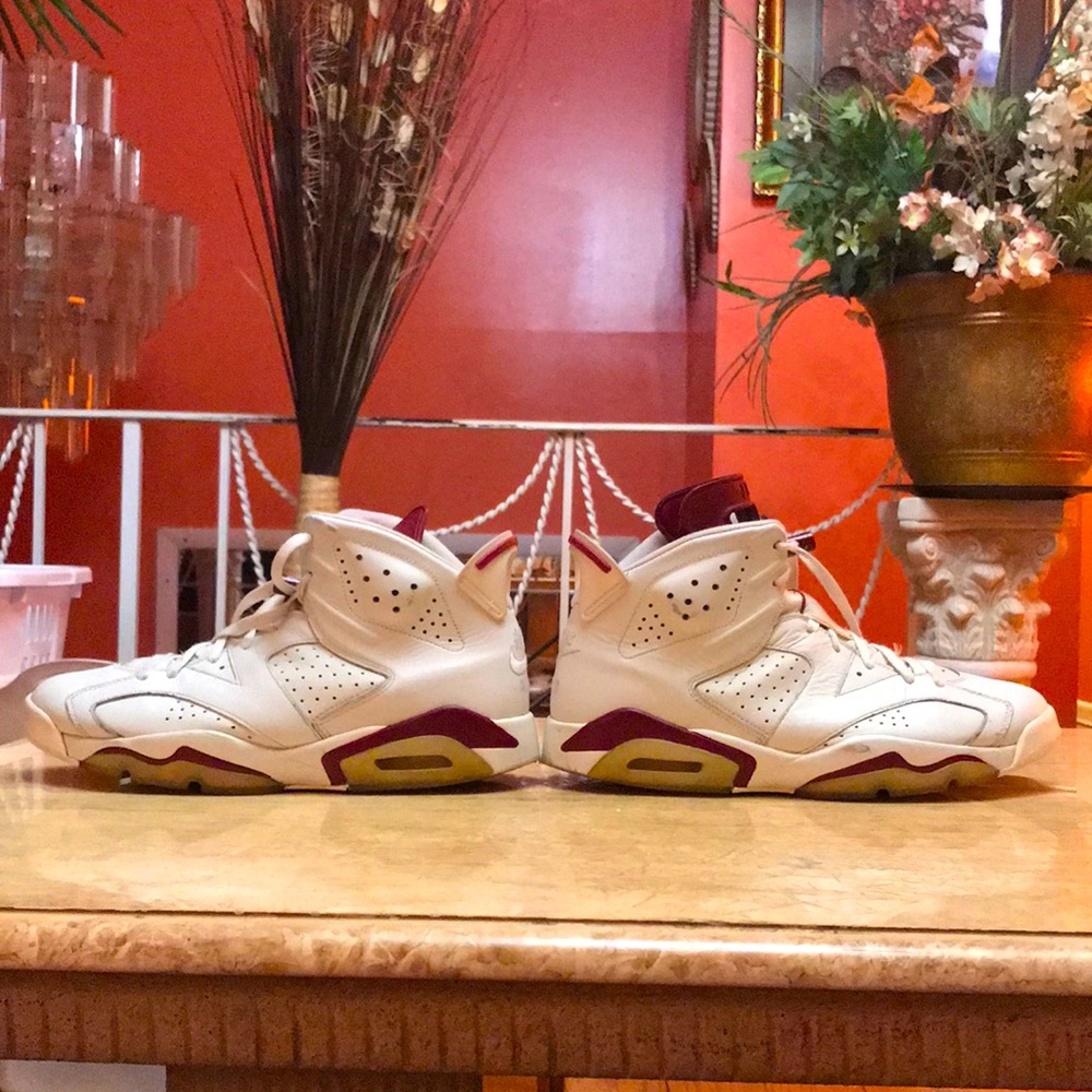 Air Jordan 6 Retro 'Maroon' 2015 Mens Sizes 11